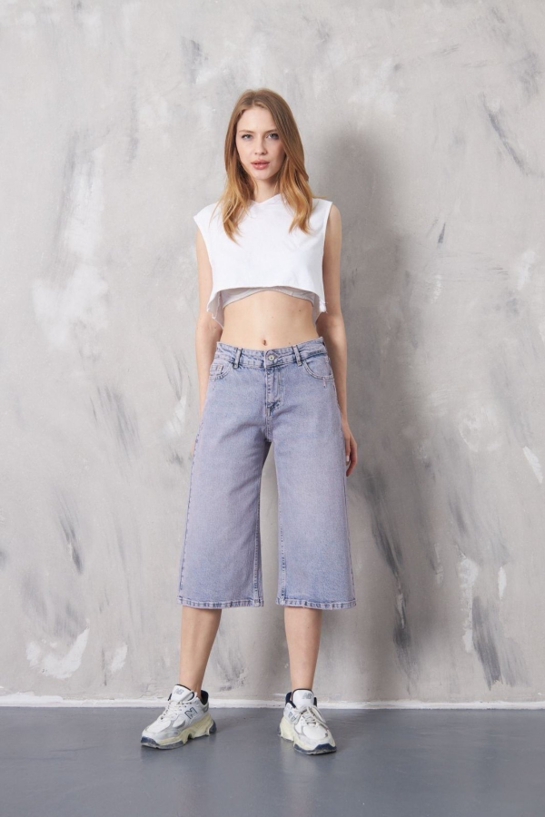 Rybaczki damskie jeans Roz 34-40, 1 Kolor Paczka 10 szt